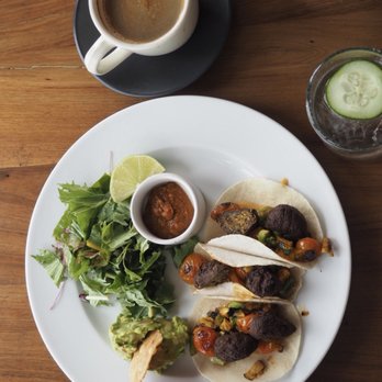 The Real Coconut - Veggie tacos - Salad Near Me - Tulum, ROO The Real Coconut - Veggie tacos - Salad Near Me - Tulum, ROO