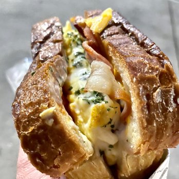 Oh-K-Dog - Bacon and cheese toast - Korean Near Me - Houston, Texas
