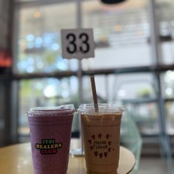 I Think She Is - MAKE YOUR OWN SMOOTHIE and iced latte