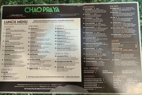 Chao Pra Ya Thai Cuisine by null