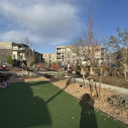 Denver Beer Co. Lowry - The park is just over that hill and next to a big open field.