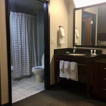 Hyatt Place Mt. Laurel - Sink and mirror are separate from the shower/tub and toilet - Hotels Near Me - Mt. Laurel, New Jersey Hyatt Place Mt. Laurel - Sink and mirror are separate from the shower/tub and toilet - Hotels Near Me - Mt. Laurel, New Jersey