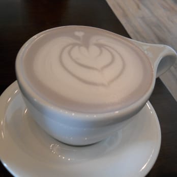 Cafe LaTTea - Hot taro latte. You gotta try this! - Cafes Near Me - Cupertino, California
