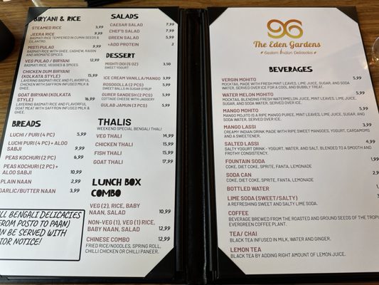 Menu photo 2 The Eden Gardens San Jose, CA Menu photo 2 The Eden Gardens San Jose, CA