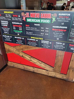 Menu photo 1 El Nuevo Sabor DeSoto, TX