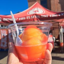 Marysville Peach Festival - Tiger's Blood Italian Ice from Rainbow Italian Ice