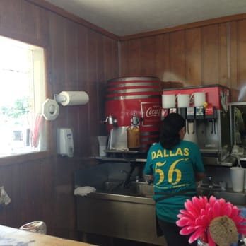 Dairy-Ette - The red barrel is where they pour the homemade root beer from! - Burgers Near Me - Dallas, Texas Dairy-Ette - The red barrel is where they pour the homemade root beer from! - Burgers Near Me - Dallas, Texas