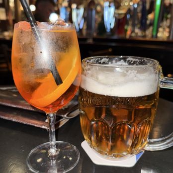 Scholars - Scholars Lounge Irish Pub in Rome, Italy : Aperol Spritz and Pilsner beer (pic taken on 09/29/2025) - Venues & Event Spaces Near Me - Rome, RM Scholars - Scholars Lounge Irish Pub in Rome, Italy : Aperol Spritz and Pilsner beer (pic taken on 09/29/2025) - Venues & Event Spaces Near Me - Rome, RM