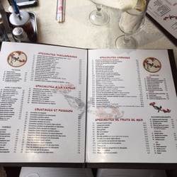 Le Royal d'Or - Le menu (2)