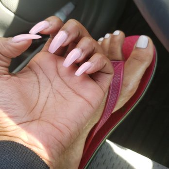 Queen’s spa - SNS full set (didnt read the colors sorry) and pedi - Nail Salons Near Me - Rockville, Maryland Queen’s spa - SNS full set (didnt read the colors sorry) and pedi - Nail Salons Near Me - Rockville, Maryland