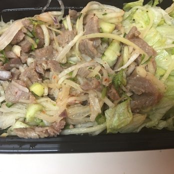 Tommy Thai - Beef salad- definitely pass on it. - Cambodian Near Me - Mountain View, California