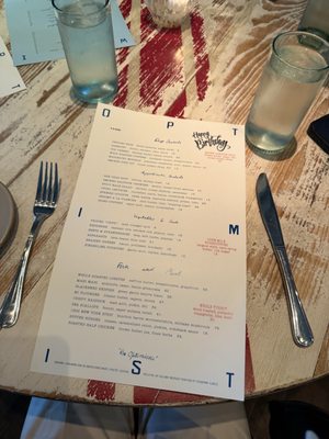 Menu photo 2 The Optimist Atlanta, GA Menu photo 2 The Optimist Atlanta, GA