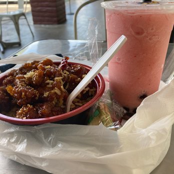 China Star Express - Sesame Chicken, Strawberry Slush - Chinese Near Me - Long Beach, California
