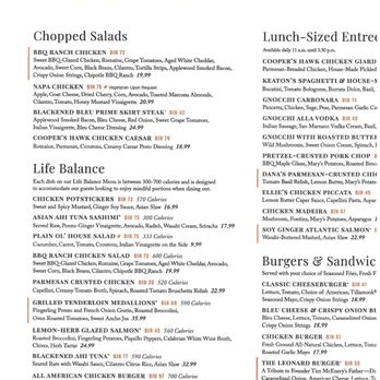 Cooper’s Hawk Winery & Restaurant - Menu - Seafood Near Me - Alpharetta, Georgia Cooper’s Hawk Winery & Restaurant - Menu - Seafood Near Me - Alpharetta, Georgia