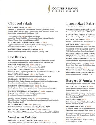 Menu photo 5 Cooper’s Hawk Winery & Restaurant Alpharetta, GA