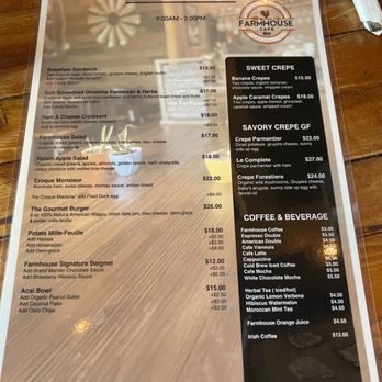 Farmhouse Cafe - Menu - Breakfast & Brunch Near Me - Honolulu, Hawaii