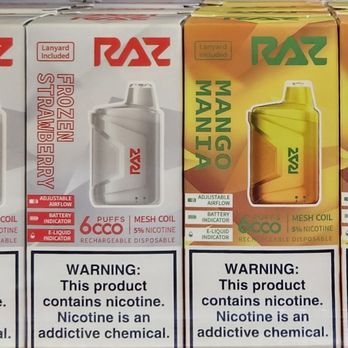 Faizan Petroleum - a display of various flavored beverages - Vape Shops Near Me - Ormond Beach, Florida