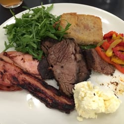 Muse Canberra - Wagyu beef; note the hash brown behind it