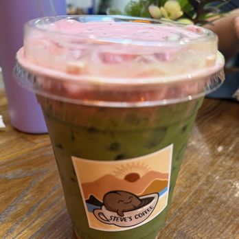 Steve's Coffee - Strawberry Matcha - Coffee & Tea Near Me - Rancho Cucamonga, California