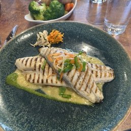 Sea bass with ratatouille