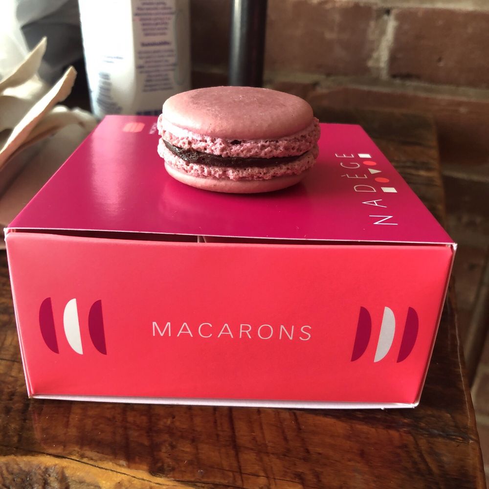 Nadege - Raspberry Chocolate Macaron - Desserts Near Me - Toronto, Ontario