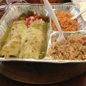 Chuy's - Chuy's to go - deluxe chicken enchiladas. Nice to know their to go service is good! - Mexican Near Me - Atlanta, Georgia Chuy's - Chuy's to go - deluxe chicken enchiladas. Nice to know their to go service is good! - Mexican Near Me - Atlanta, Georgia