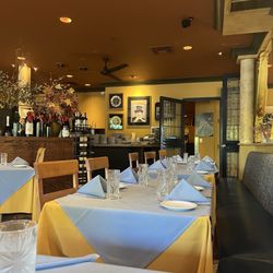 Inside the restaurant
