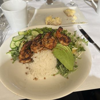 Parkers' Lighthouse - Green Goddess grilled Shrimp Salad. - Seafood Near Me - Long Beach, California Parkers' Lighthouse - Green Goddess grilled Shrimp Salad. - Seafood Near Me - Long Beach, California