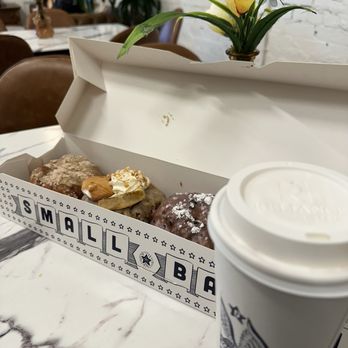Parlor Doughnuts - French Toast, Banana Pudding and Blueberry Hill. With Banana Pudding Latte - Donuts Near Me - Lakeland, Florida Parlor Doughnuts - French Toast, Banana Pudding and Blueberry Hill. With Banana Pudding Latte - Donuts Near Me - Lakeland, Florida