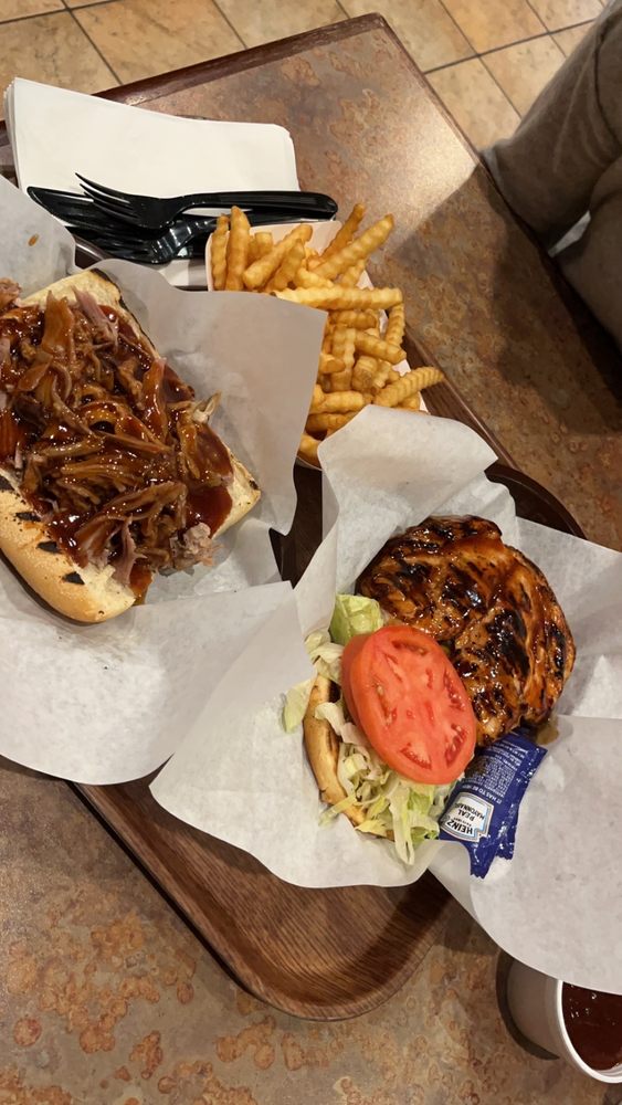 Food from Gemato's Wood Pit BBQ - Worth