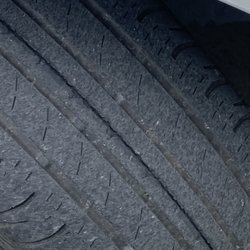 Avis - Close up shot left tire.