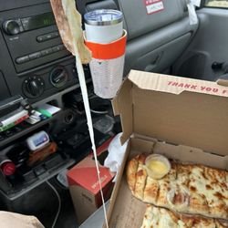 Artys Wood Fired Pizza - Cheese pull