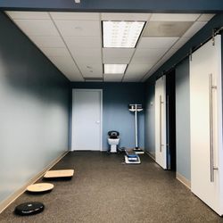 Core Chiropractic & Wellness - Stretching area, and entrance to the dry needling room