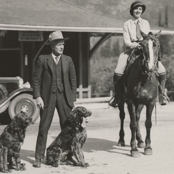 Luxton Home Museum - Norman and daughter Eleanor, ca. early 1920's. - Museums Near Me - Banff, Alberta