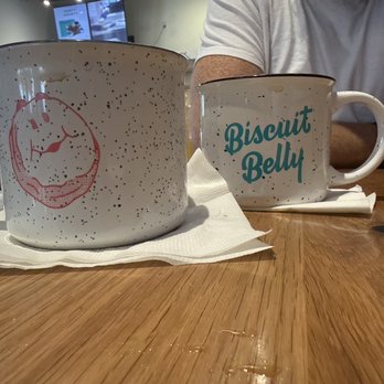 Biscuit Belly - St Matthews - The mugs are empty. But their coffee drinks are tasty even for this not a coffee drinker. - Breakfast & Brunch Near Me - Louisville, Kentucky Biscuit Belly - St Matthews - The mugs are empty. But their coffee drinks are tasty even for this not a coffee drinker. - Breakfast & Brunch Near Me - Louisville, Kentucky
