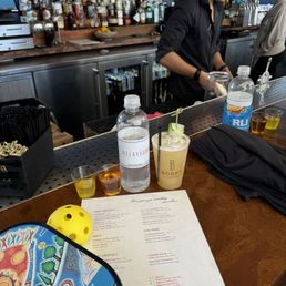 Edwin - best bartender in Nashville making pickleball shots. Edwin - best bartender in Nashville making pickleball shots.