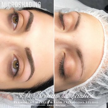 3D Brows & Lashes - Permanent Makeup and Lash Extensions Studio - Micro-shading brows results can last up to 2-3 years to book an appointment or for a FREE consultation call or text 727-307-0404 - Permanent Makeup Near Me - Largo, Florida