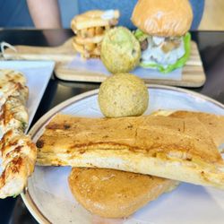La Colombina Burger - Hawaiian sandwich ham chees and little pineapple (like a panini