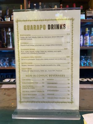 Menu photo 7 Guarapo Latin Fusion  Brooklyn, NY