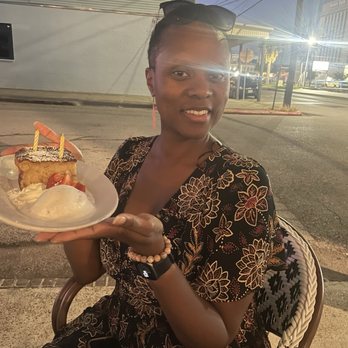 Sugar and Rye - Dessert for the birthday girl. - Breakfast & Brunch Near Me - Galveston, Texas