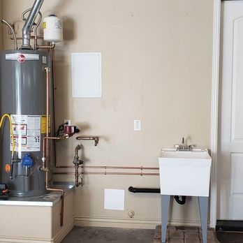 Chris' Plumbing - A utility sink in the garage can help keep the mess outside and not in your kitchen or laundry sinks! - Plumbing Near Me - Prescott Valley, Arizona Chris' Plumbing - A utility sink in the garage can help keep the mess outside and not in your kitchen or laundry sinks! - Plumbing Near Me - Prescott Valley, Arizona