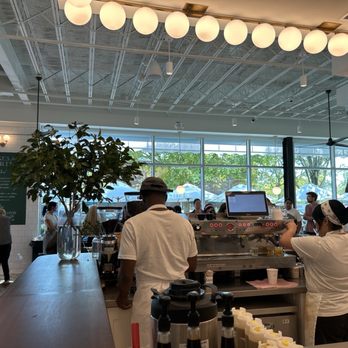 Tatte Bakery & Cafe | Garden City - View from the coffee bar seating. Baristas hard at work - Bakeries Near Me - Garden City, New York Tatte Bakery & Cafe | Garden City - View from the coffee bar seating. Baristas hard at work - Bakeries Near Me - Garden City, New York
