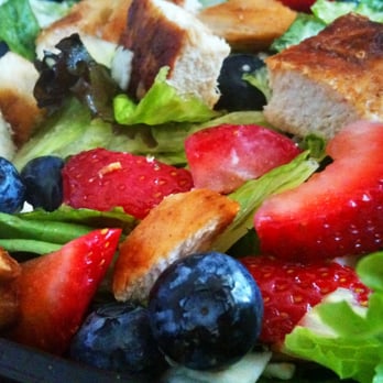 Wendy's - Berry Almond Chicken Salad - Burgers Near Me - Pico Rivera, California Wendy's - Berry Almond Chicken Salad - Burgers Near Me - Pico Rivera, California