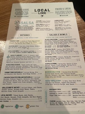 Menu photo 2 Local Lime | Little Rock Little Rock, AR