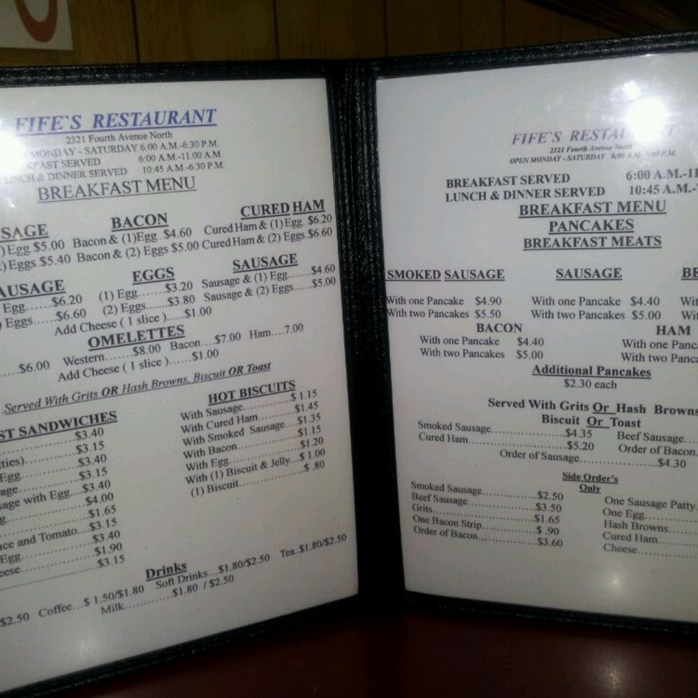 Fife's Restaurant - Breakfast & Brunch Near Me - Birmingham, Alabama Fife's Restaurant - Breakfast & Brunch Near Me - Birmingham, Alabama