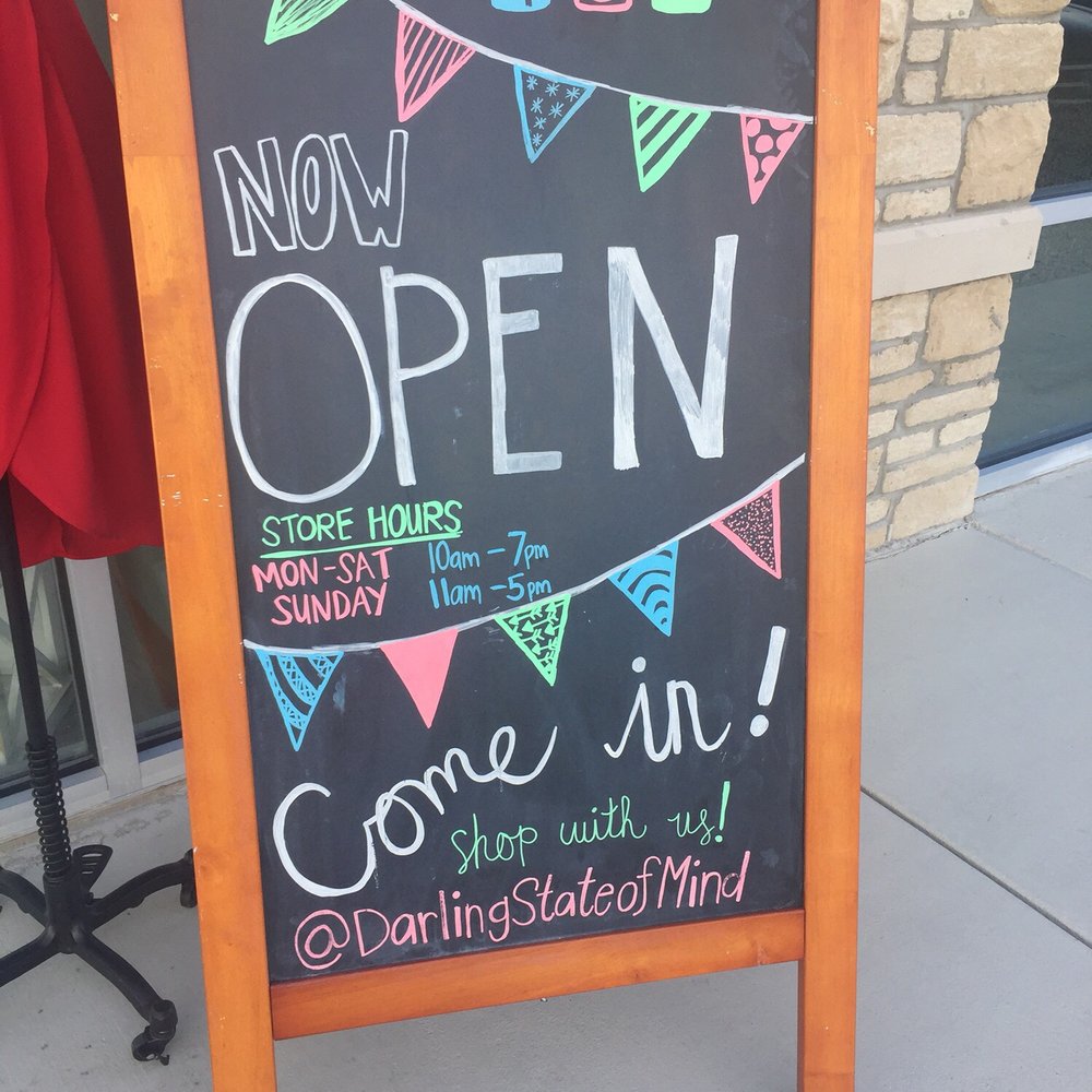 Now Open- store hours Now Open- store hours