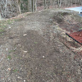 Paradis Pools - Destroyed grass, damaged landscape with runoff - Pool & Hot Tub Service Near Me - Plainville, Connecticut