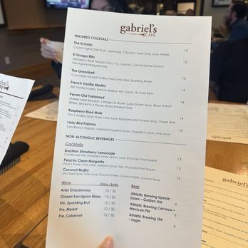Gabriel's Cafe - Menu - American Near Me - Austin, Texas