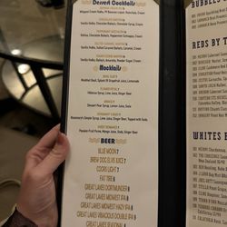 Bin 216 - Cocktail menu