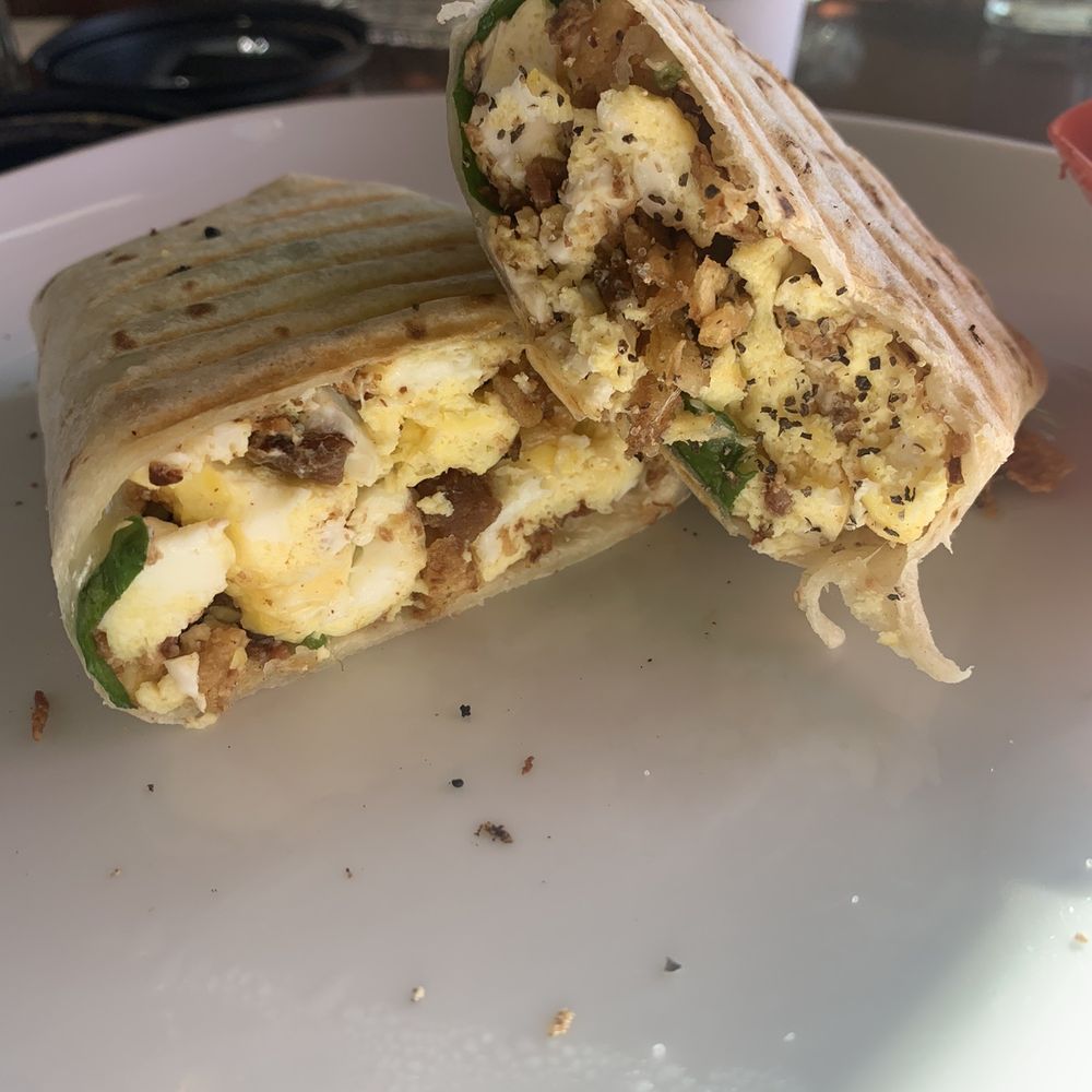 Grilled breakfast burrito Grilled breakfast burrito